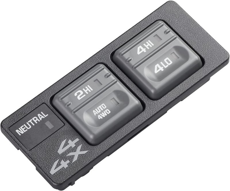 SOAESCN 4WD Switch for 1998-2000 Chevy Tahoe Suburban GMC K1500 K2500 K3500 Yukon Pickup,Cadillac Escalade 4x4 Four Wheel Drive Transfer Case Selector Switch, 15027104, 19168765, 901130, 1S4235, TCA36 - Image 4